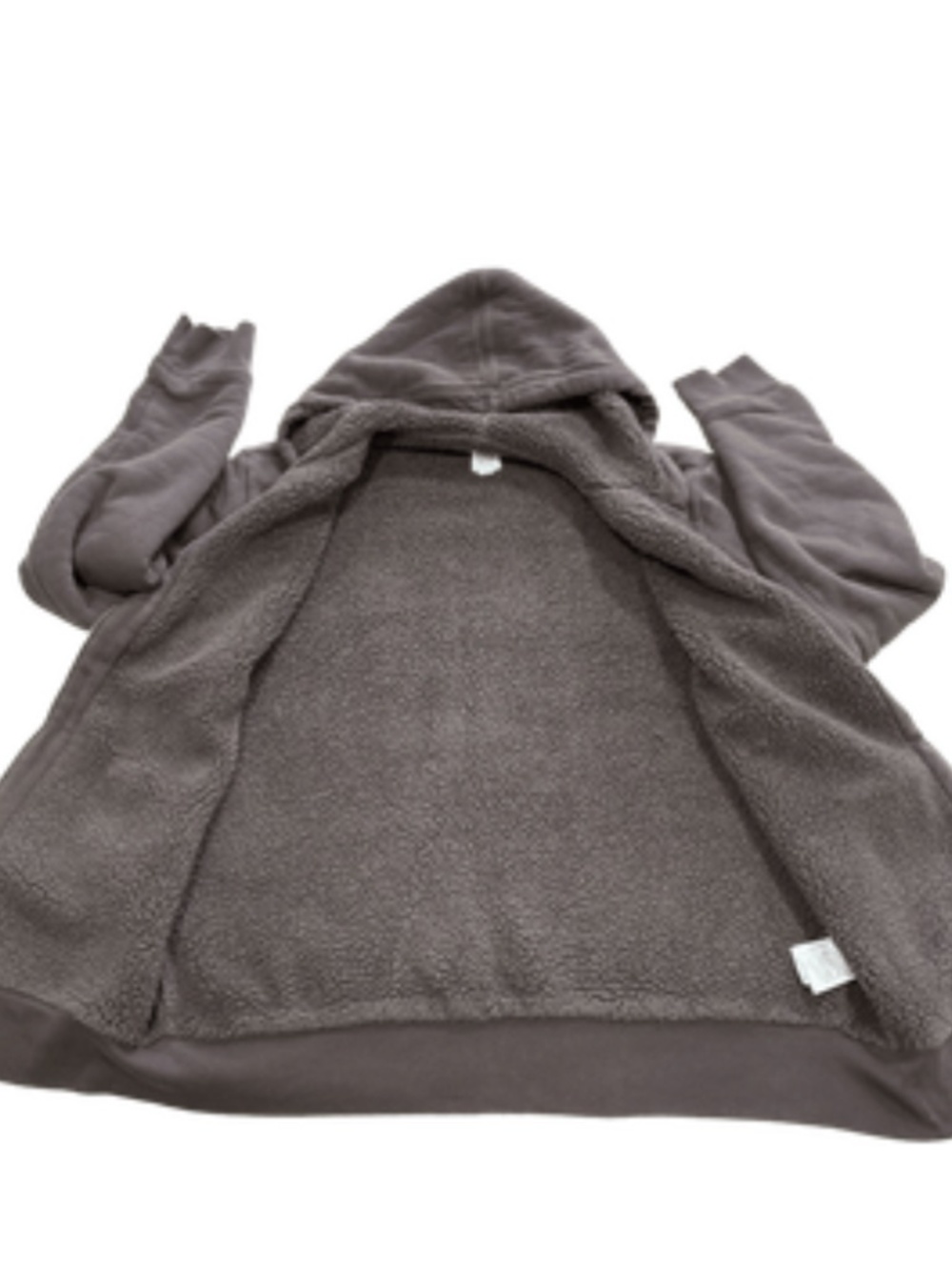 🤎 GAP Arch Logo Sherpa Zip-Up Hoodie — Terra Brown - Picture 4 of 5